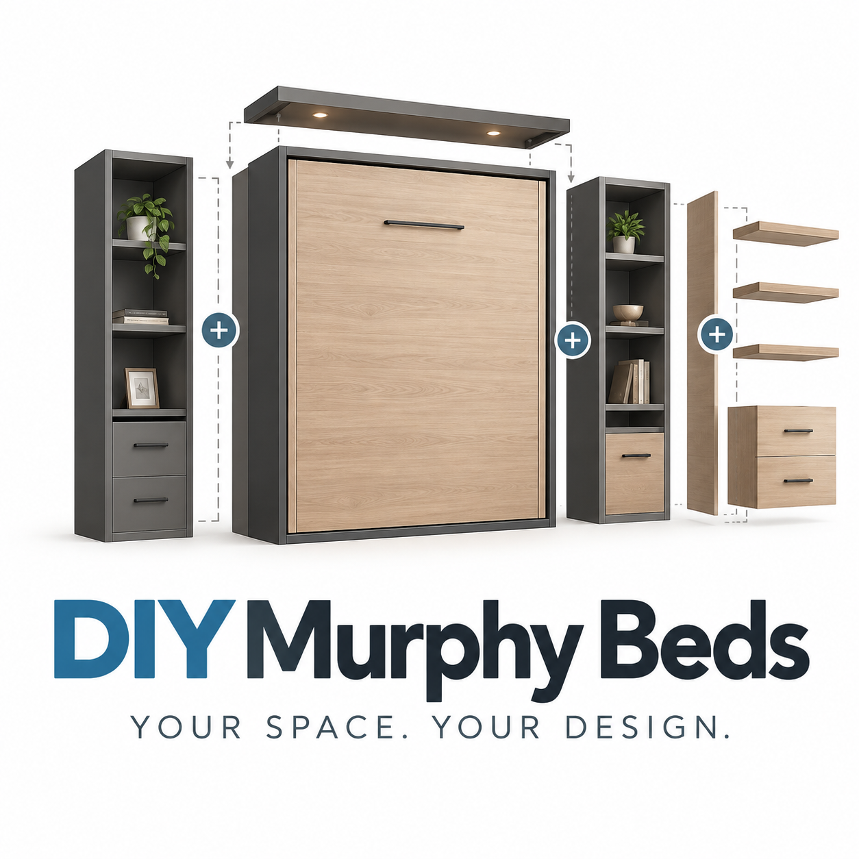 DIY Murphy Beds modular logo